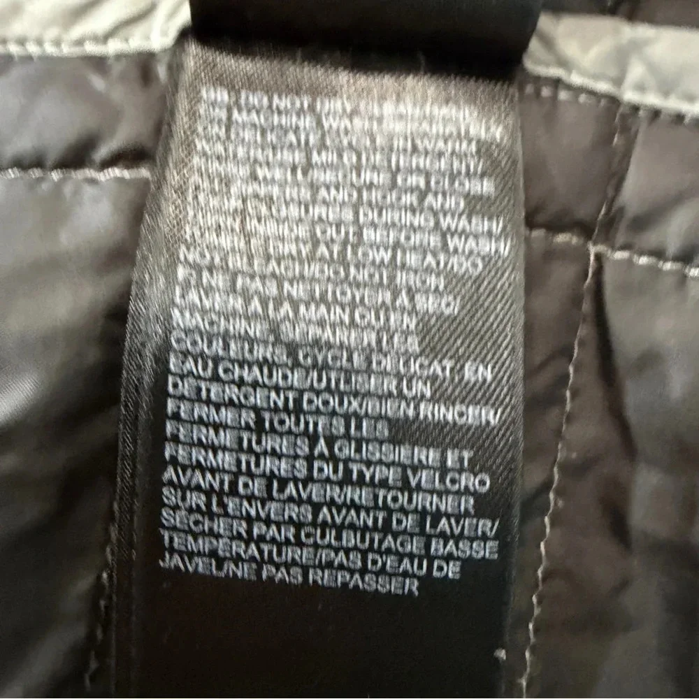 The North Face Kids Gray Hooded Puffer Jacket